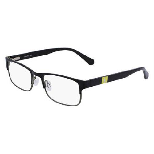 Calvin Klein CKJ22221 Eyeglasses Men Black Rectangle 54mm