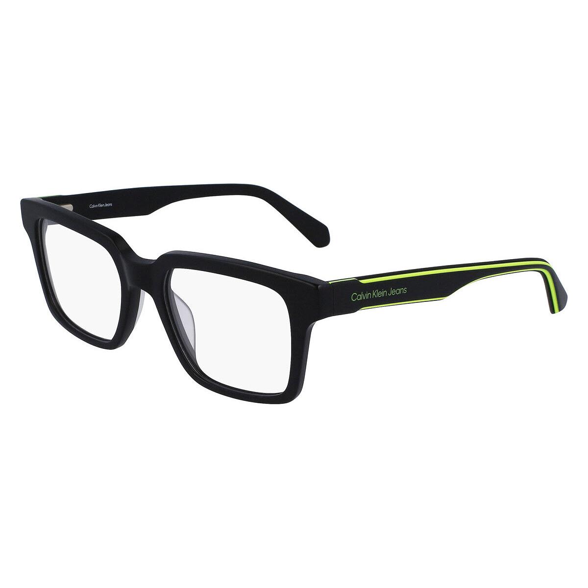 Calvin Klein CKJ22647 Eyeglasses Men Matte Black Square 52mm