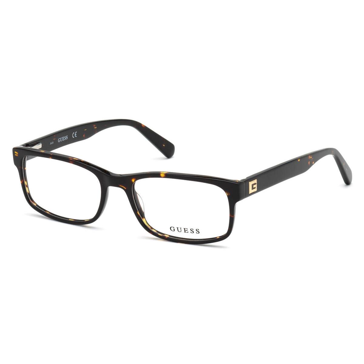 Guess GU1993 Eyeglasses Men Dark Havana Rectangle 54mm