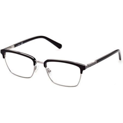 Guess GU50062-001-54 Black Silver Eyeglasses