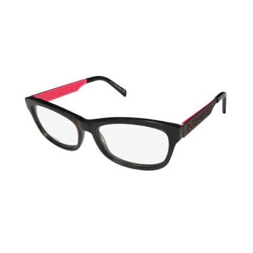 DSQUARED2 DQ 5095 Glasses Designer Black Metal Plastic 052 Unisex