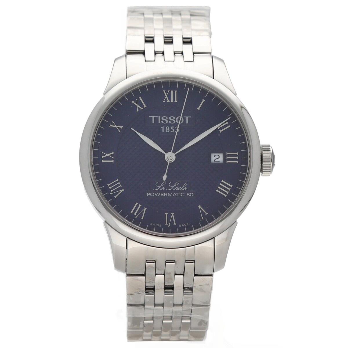 Tissot T006.407.11.043.00 Le Locle Steel 39mm Blue Dial Automatic Men`s Watch