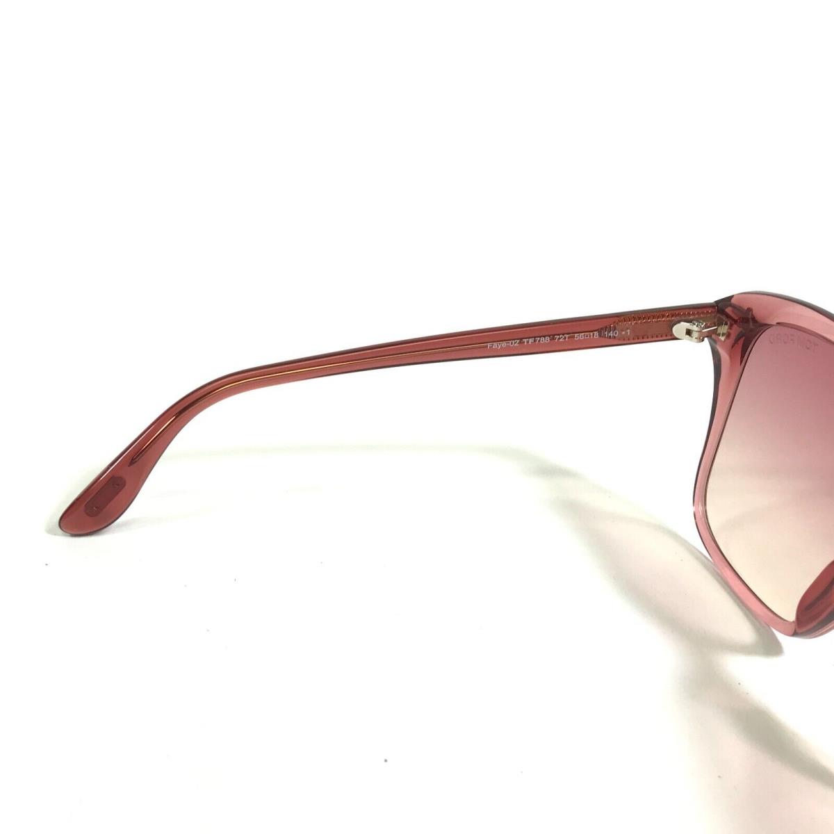 Tom Ford Sunglasses Faye-02 TF788 72T Clear Pink Square Cat Eye Frames 140  - Tom Ford sunglasses - 050701154373 | Fash Brands