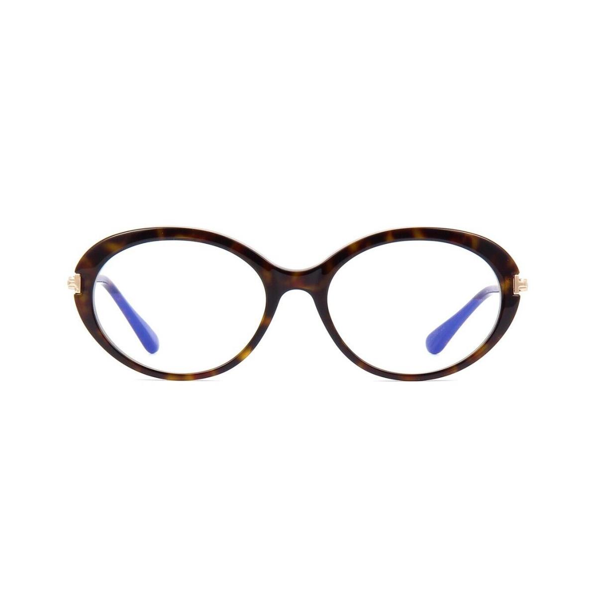 Tom Ford FT 5675-B Blue Block Dark Havana 052 Eyeglasses