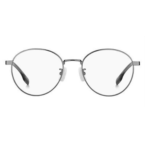 Boss 1475/F Eyeglasses Men Dark Ruthenium Oval 52mm