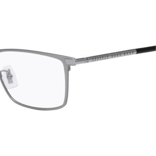 Hugo Boss eyeglasses  - 0R81 Matte Ruthenium Frame, Demo Lens, 0R81 Code