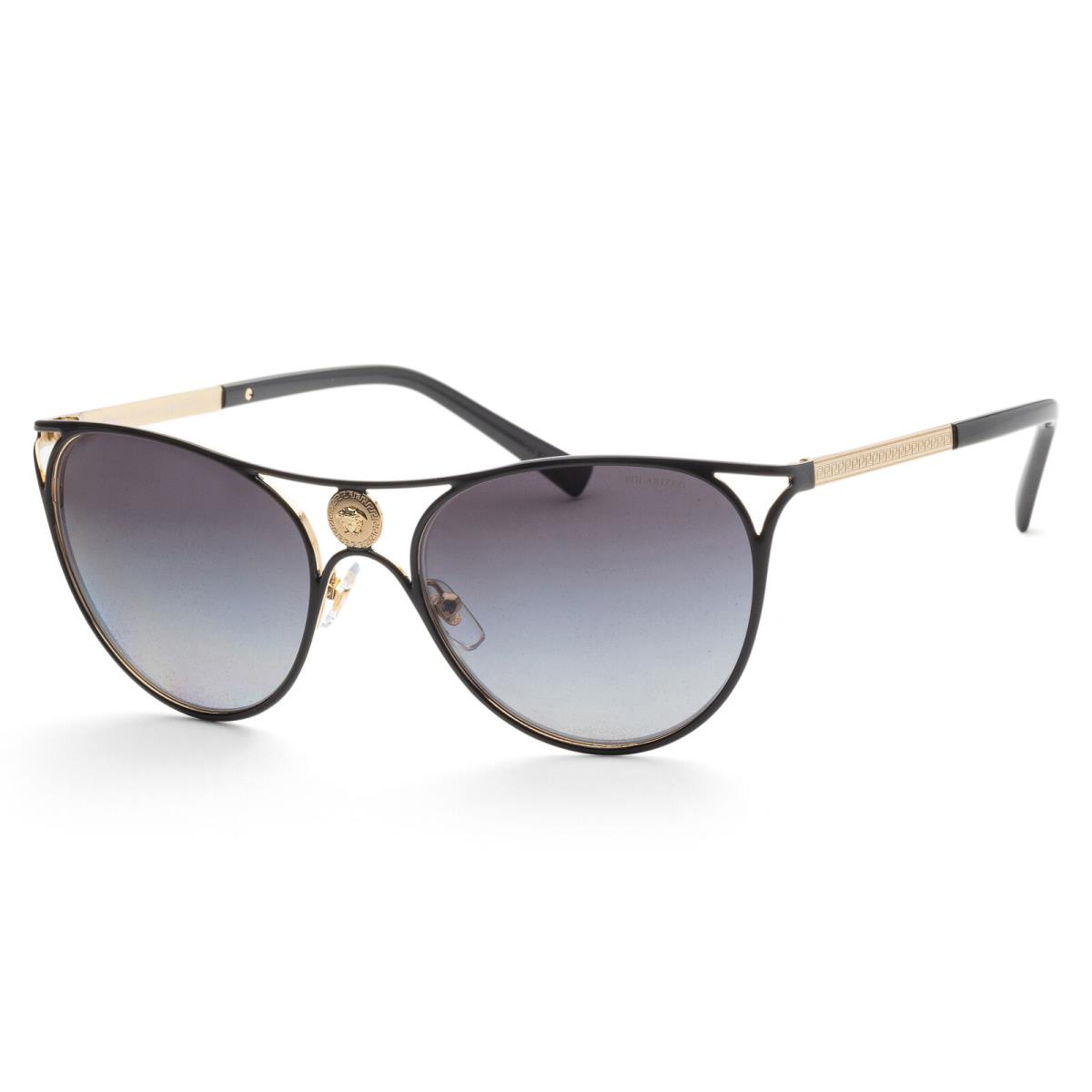 Versace Women`s VE2237-1433T3-57 Fashion 57mm Black/gold Sunglasses