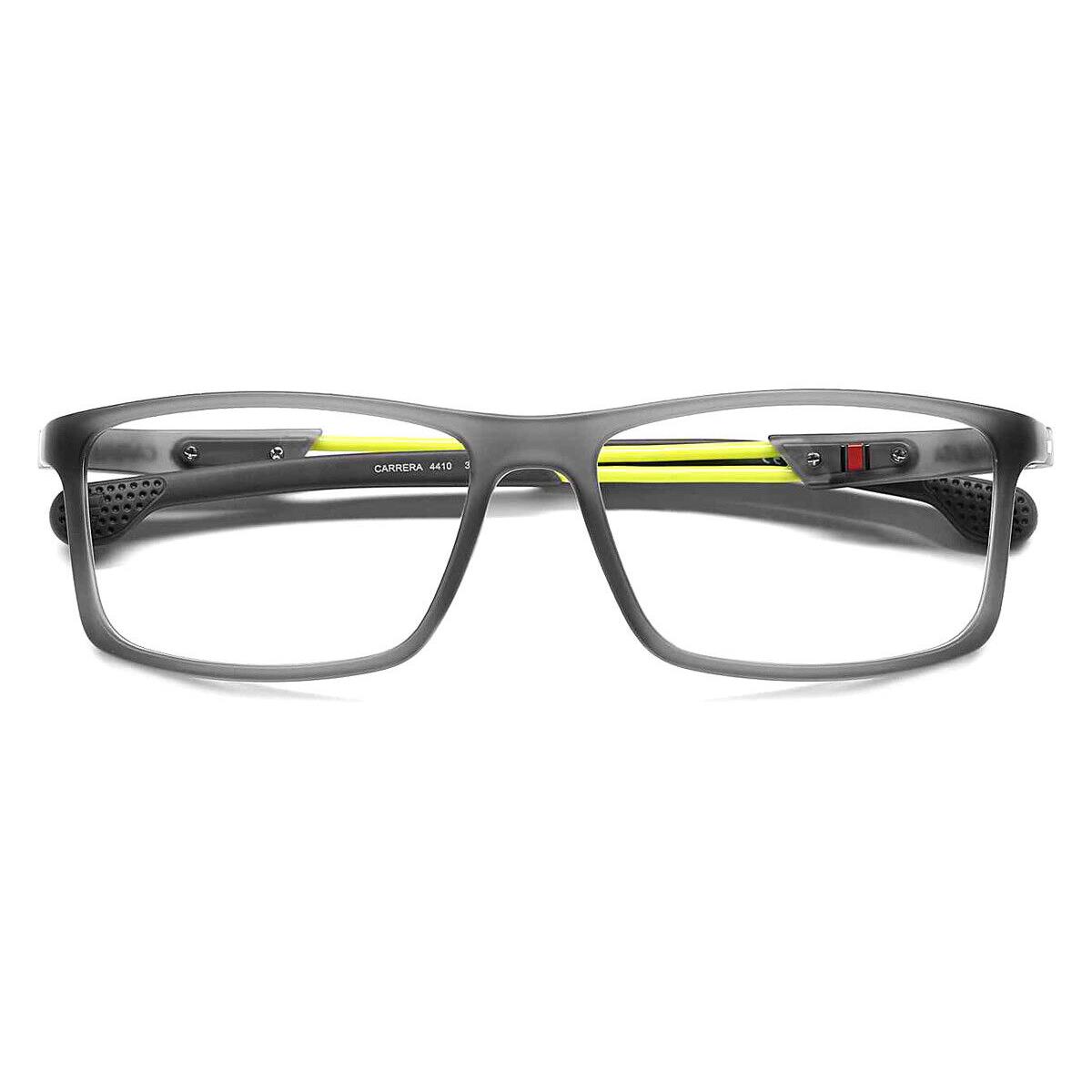 Carrera 4410 Eyeglasses Men Gray Green Rectangle 55mm