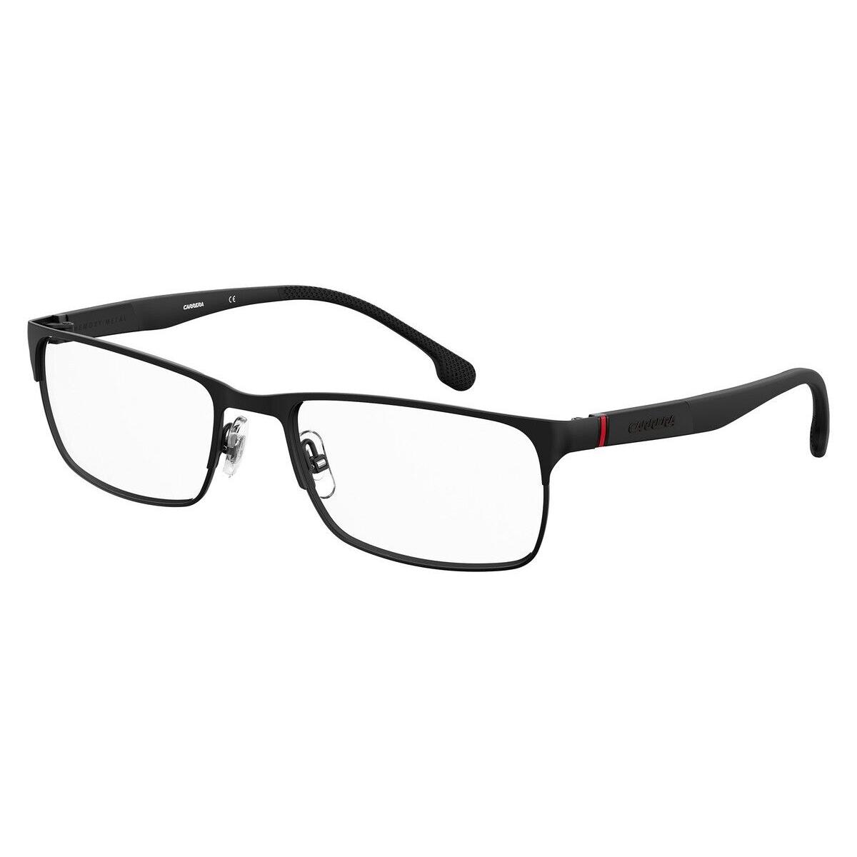 Carrera 8849 Eyeglasses Men 0003 Matte Black Rectangle 55mm