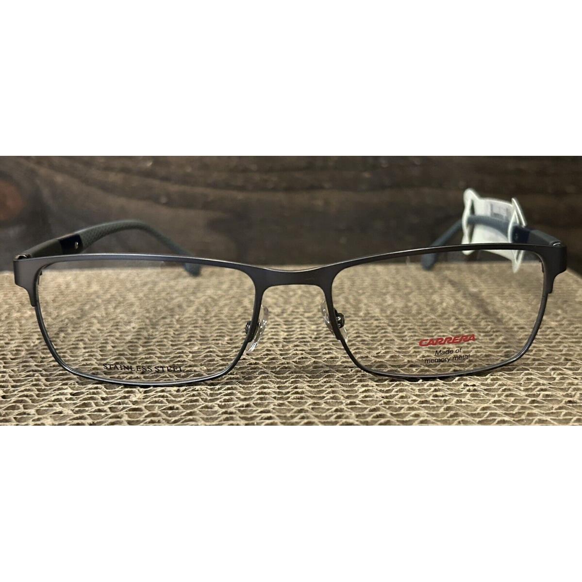 Carrera 8849 Eyeglasses Men 18 130 Matte Black Rectangle 57mm