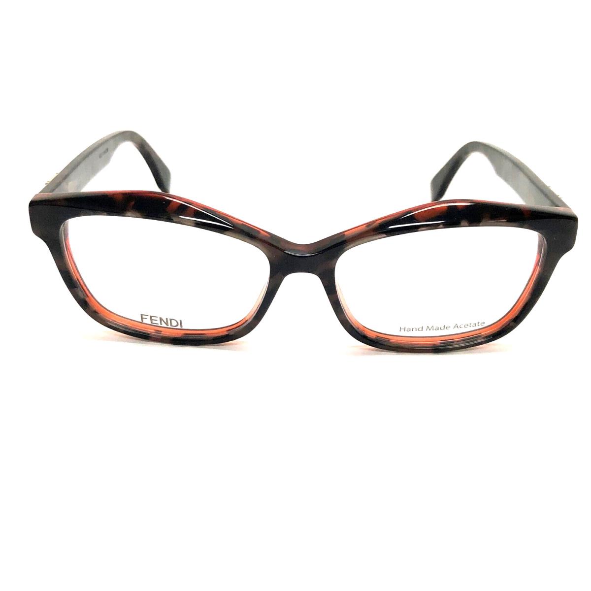 Fendi FF 0094 D5T Grey Spot Havana Orange 52/15/140 Eyeglasses