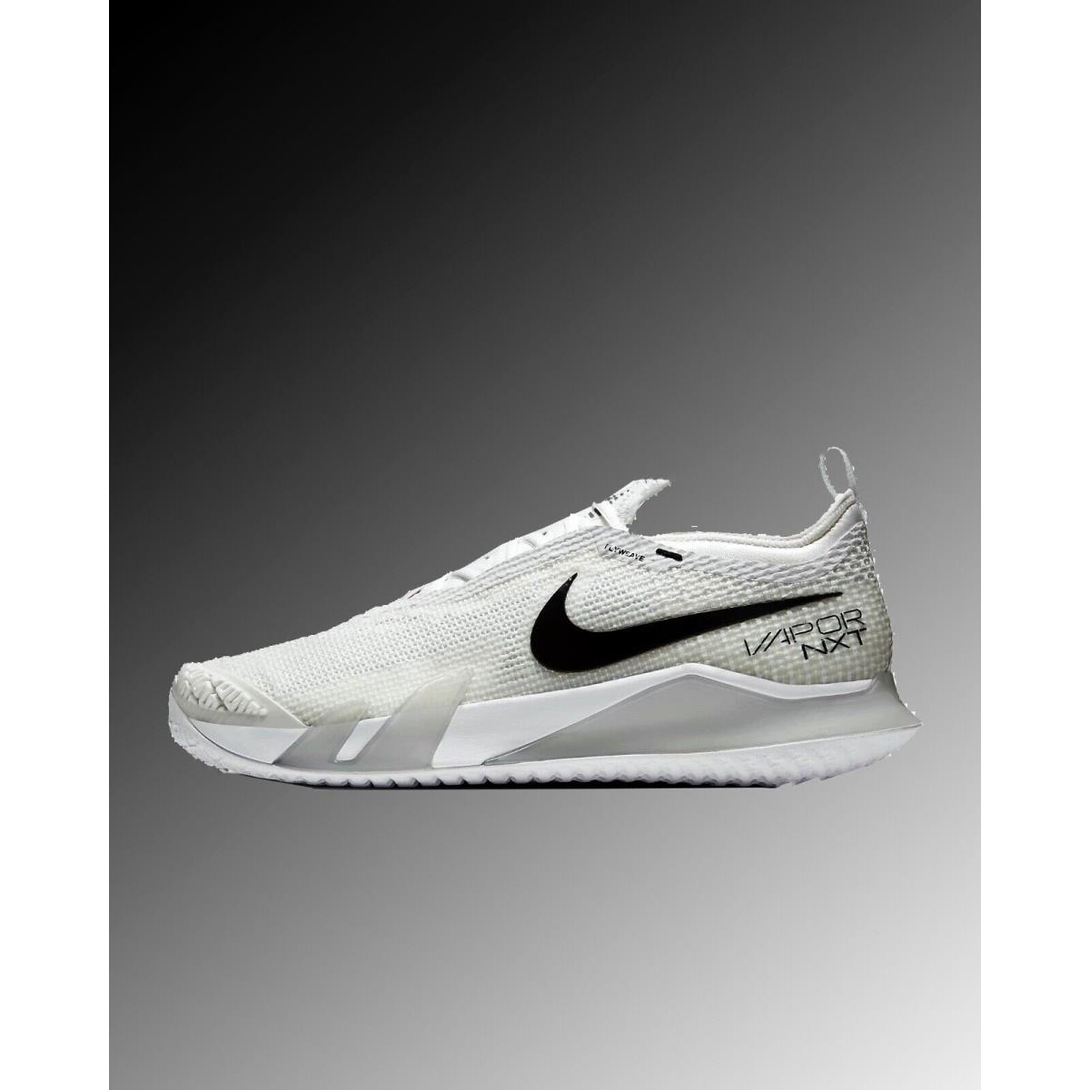 Nike React Vapor Nxt HC Tennis Shoes CV0724-101 White/grey/black Men Size 14