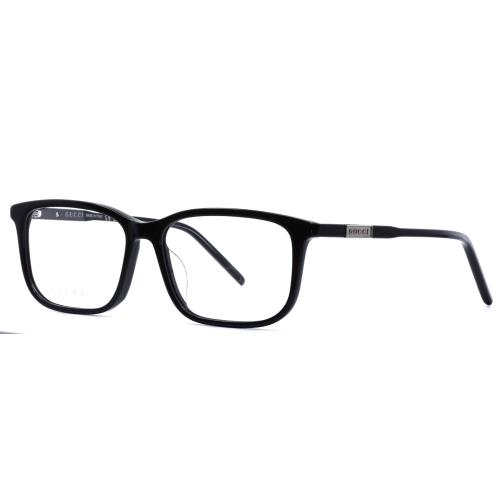 Gucci GG1159OA 001 Black Mens Rectangle Full Rim Eyeglasses 56-15-145 B:38