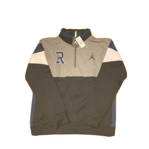 Nike Jordan Derek Jeter RE2PECT Quarter Zip Sweatshirt AO8643-010 Men`s Size XL