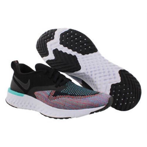 Nike Odyssey React 2 Flyknit Womens Shoes Size 6.5 Color: Black/hyper Jade - Black/Hyper Jade , Black Main