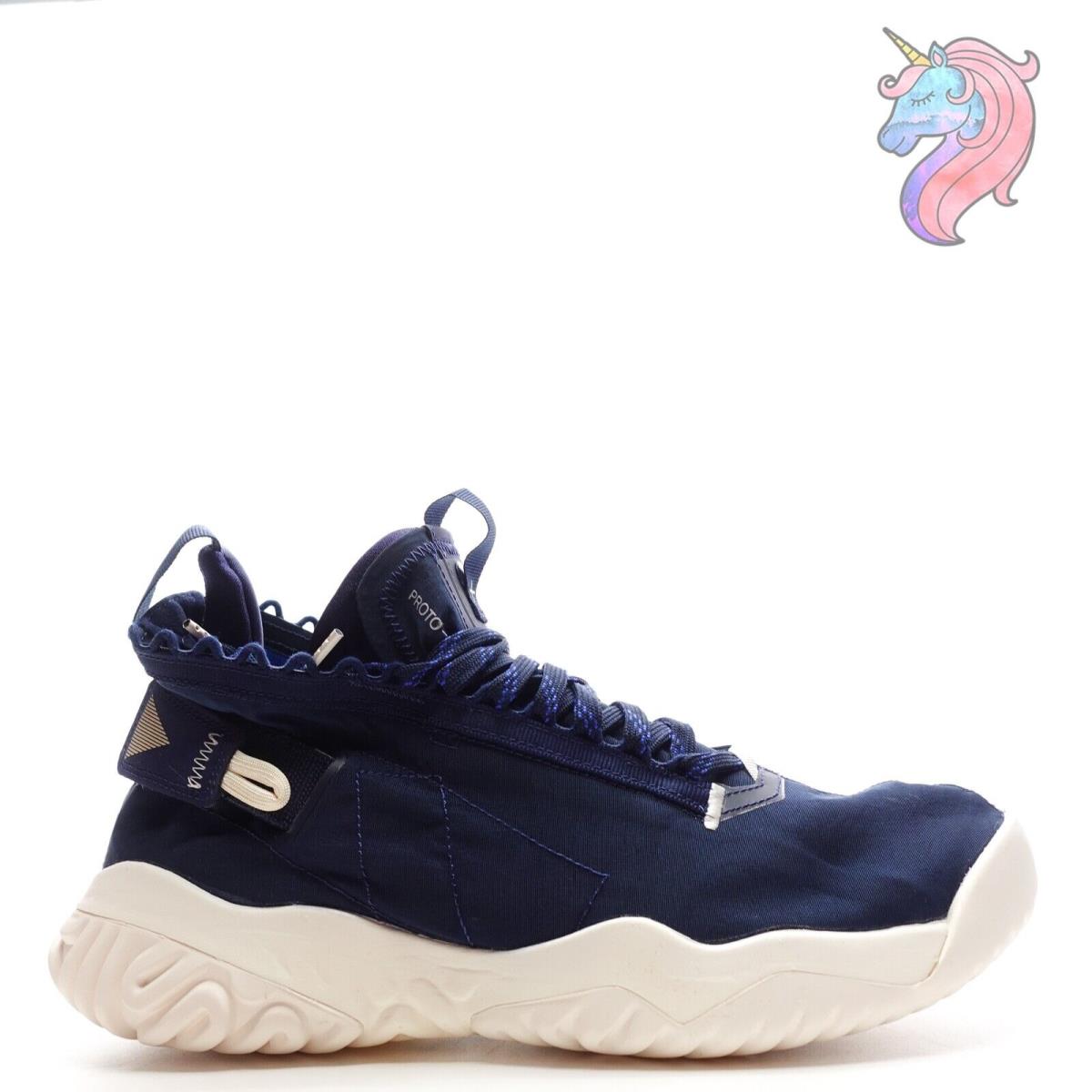 Nike Jordan Proto-react Navy Blue Basketball Shoes BV1654-400 Mens Size 10.5