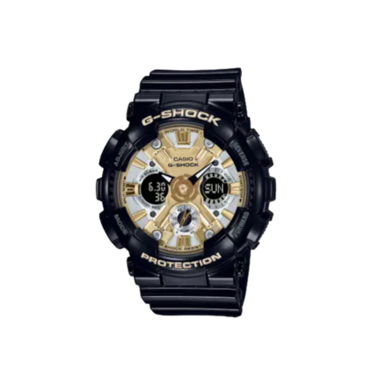Casio G-shock GMAS120GB Analog Digital Resin Black Women`s Watch GMAS120GB-1A