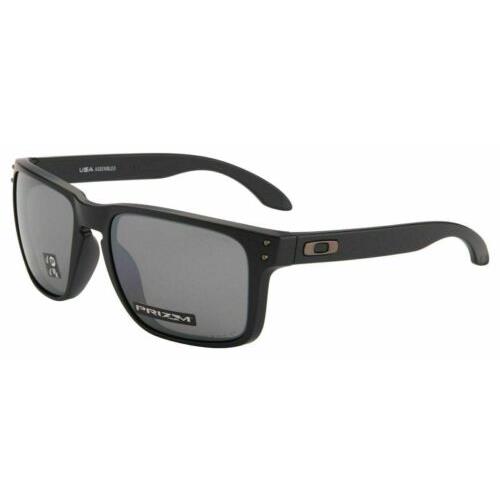 Oakley Holbrook XL Matte Black Polarized 59 mm Men`s Sunglasses OO9417 05 59 - Black, Frame: Black, Lens: Black