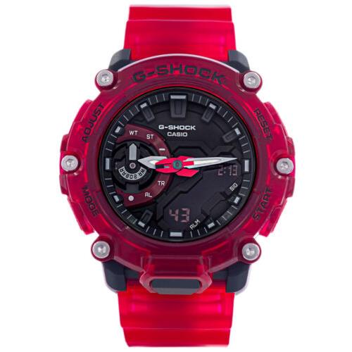 Casio G-shock Analog Digital Men`s Carbon Core Guard INT-GA-2200SKL-4ADR Watch