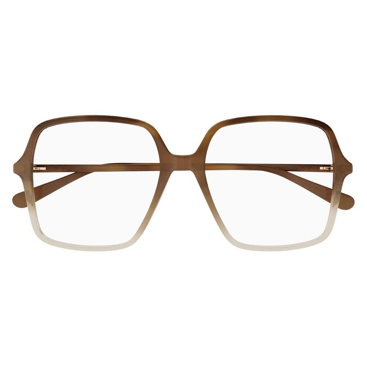 Gucci GG1003O Eyeglasses Women Brown Square 53mm