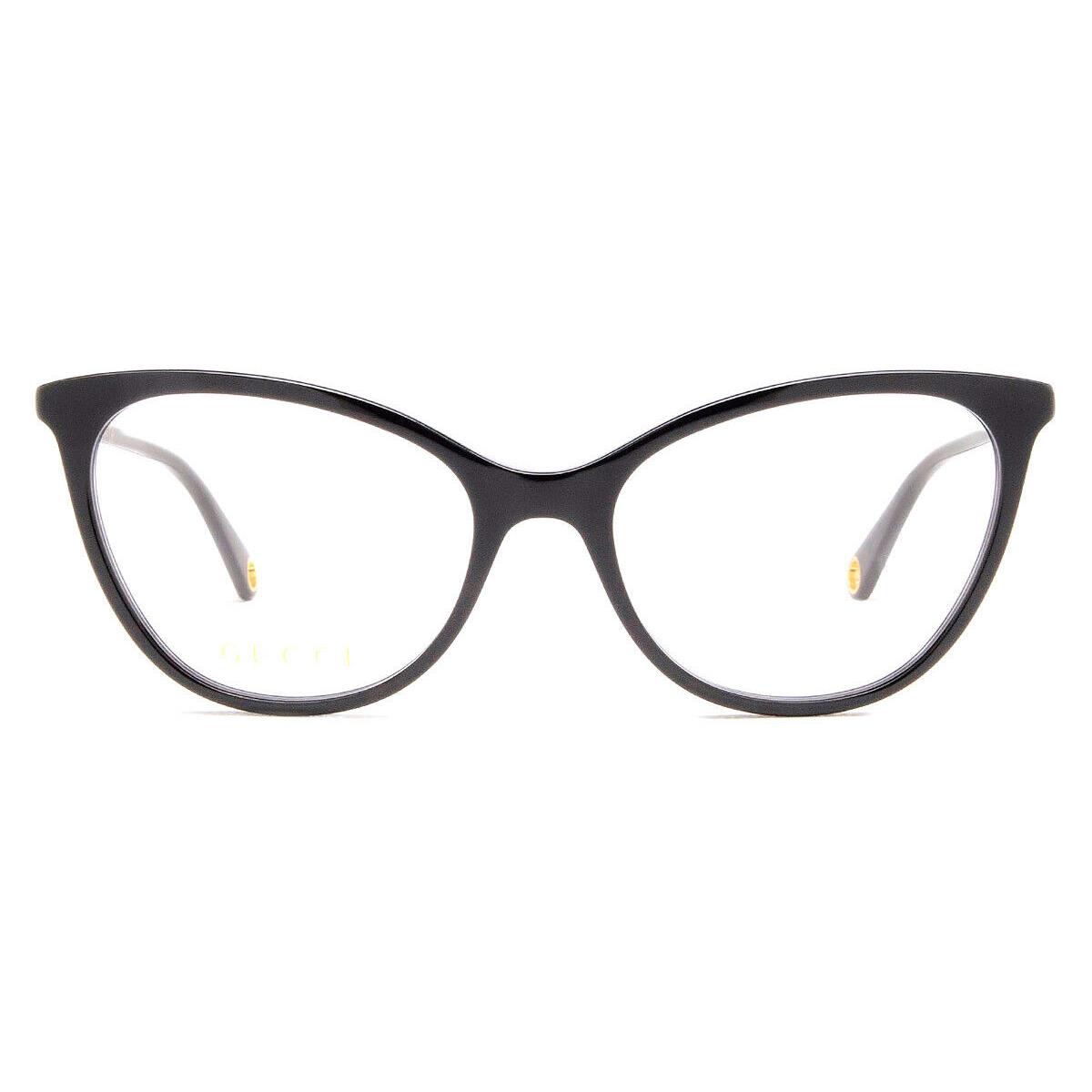 Gucci GG1079O Eyeglasses Women Black Cat Eye 54mm