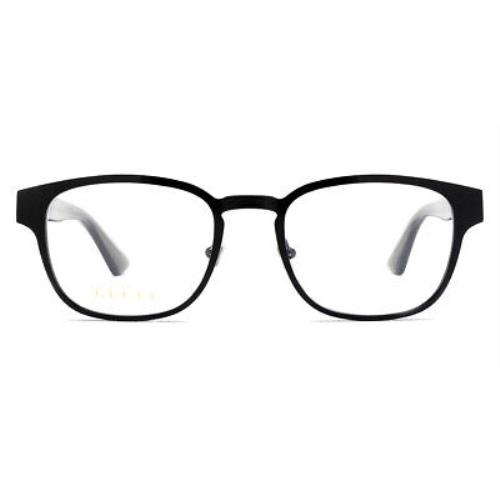 Gucci GG1118O Eyeglasses Men Gray Wayfarer 52mm