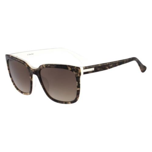 Calvin Klein CK4253 260 55mm Havana White Female Cat Eye Sunglasses