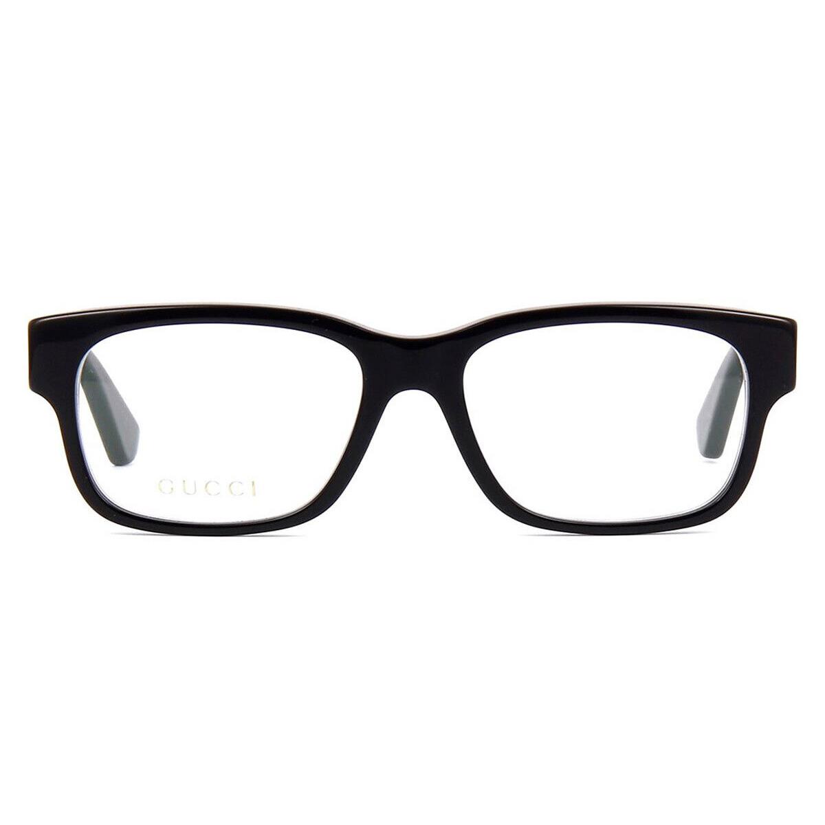 Gucci GG0343O Eyeglasses Men Multicolor Rectangle 57mm