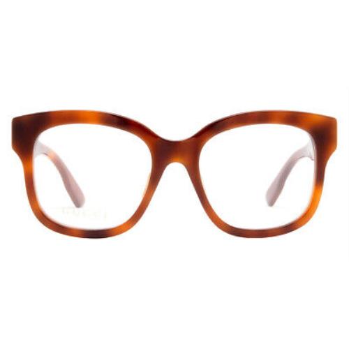 Gucci GG1155O Eyeglasses Women Havana Cat Eye 51mm