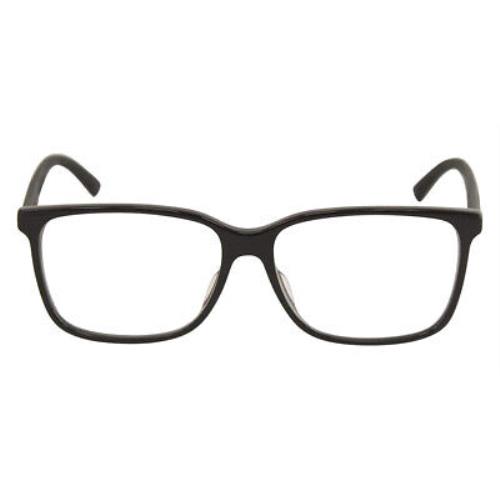 Gucci GG0426OA Eyeglasses Men Black Rectangle 58mm