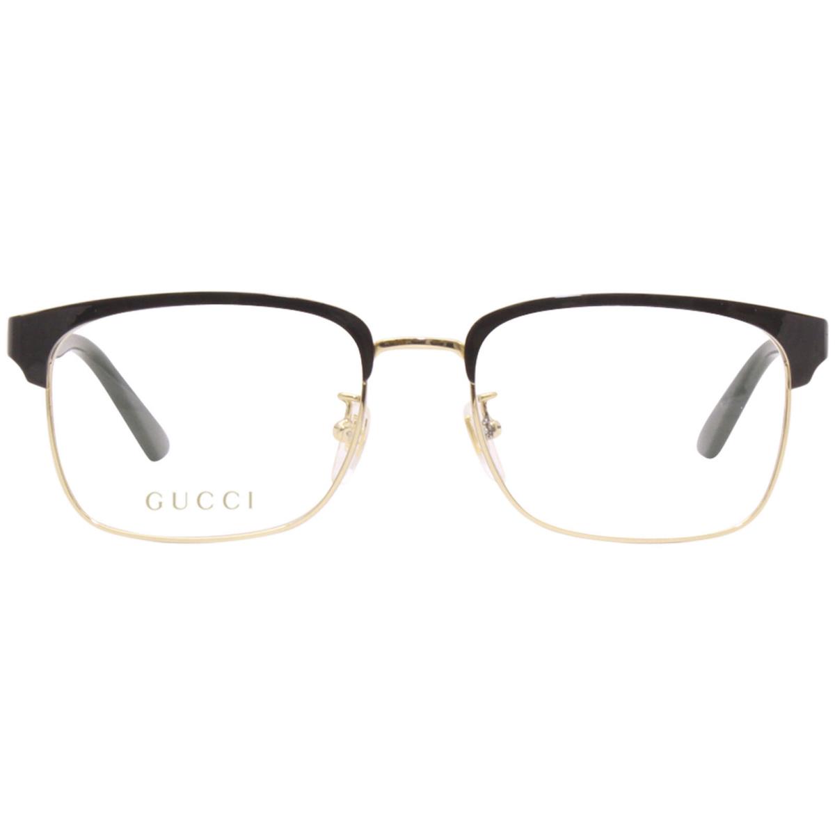 Gucci GG0934OA 001 Eyeglasses Men`s Black/green Full Rim Optical Frame 54mm
