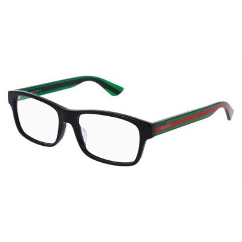 Gucci GG0006OAN Eyeglasses Men Green Rectangle 55mm