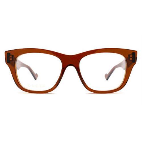 Gucci GG0999O Eyeglasses Women Brown Cat Eye 52mm