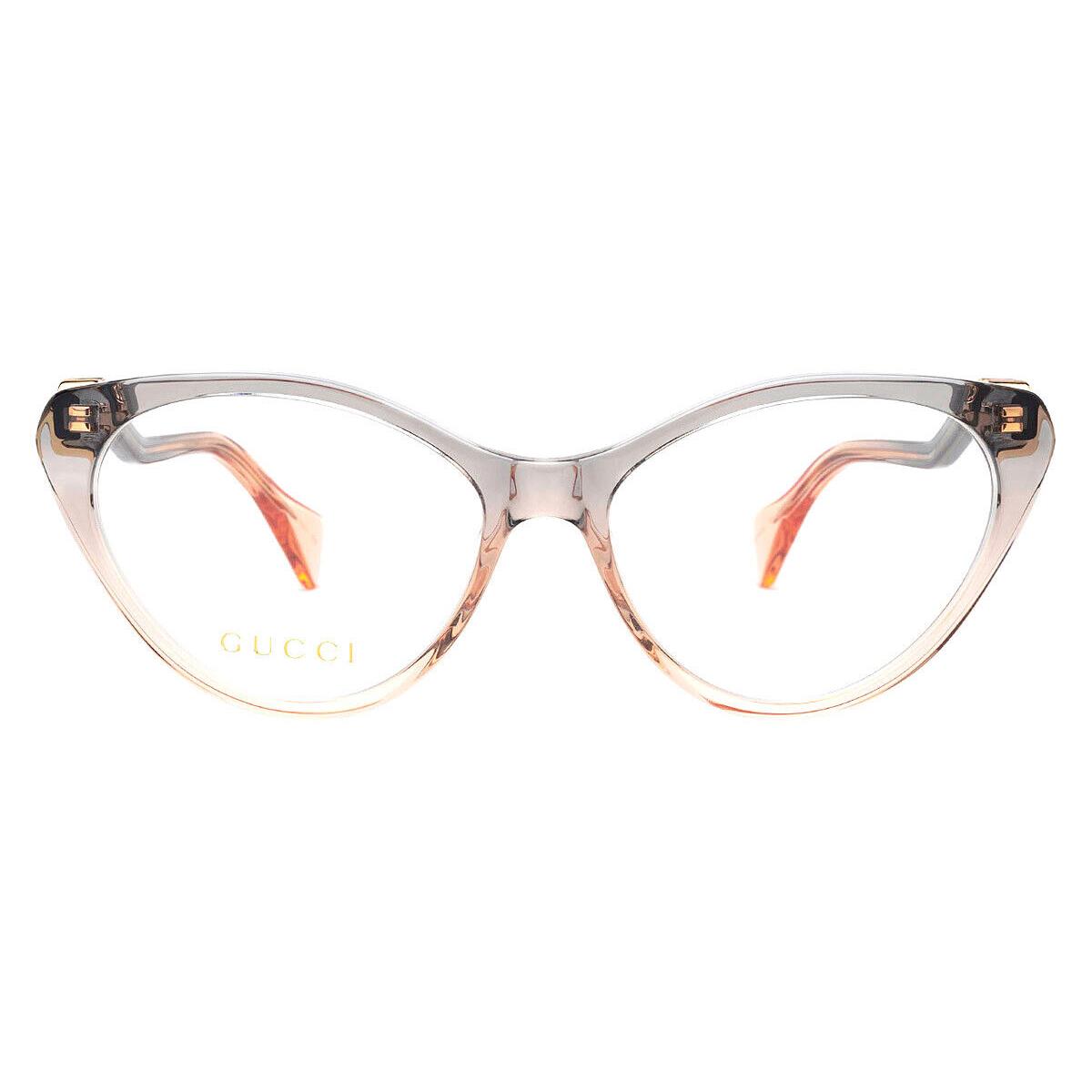 Gucci GG1013O Eyeglasses Women Blue Cat Eye 55mm