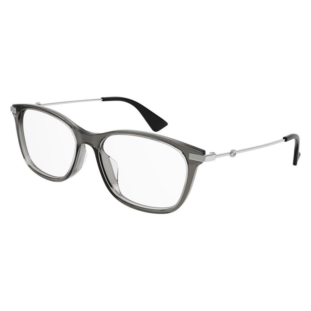 Gucci GG1061OA Eyeglasses Women Silver Rectangle 54mm