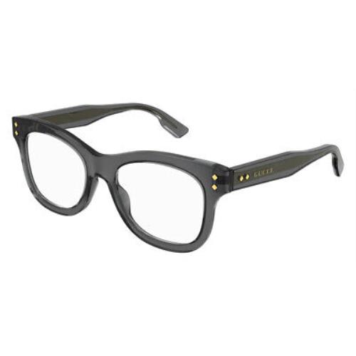 Gucci GG1086O Eyeglasses Women Gray Square 53mm