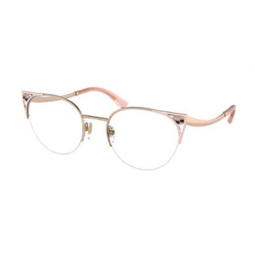Bvlgari BV2243-2062-53 Pink Gold Eyeglasses