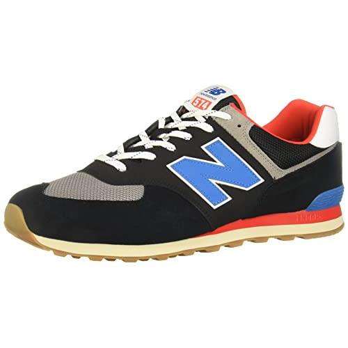 New Balance Men`s 574 V2 Core Sneaker - Choose Sz/col Black/Neo Classic Blue