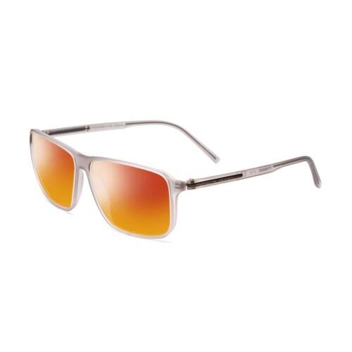 Porsche Design P8269-B 58mm Polarized Sunglasses in Crystal Smoke Grey 4 Options Red Mirror Polar