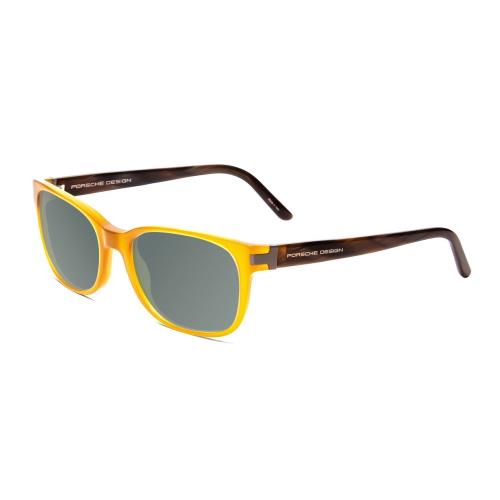 Porsche P8250B 55mm Polarize Sunglass Honey Yellow Orange Chocolate Brown Marble Smoke Grey Polar