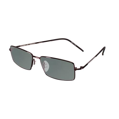 Porsche Design P8197-D-54 mm Polarized Sunglasses 4 Lens Options in Satin Purple Smoke Grey Polar