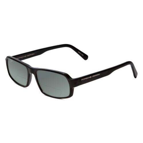 Porsche P8215-A 55mm Polarized Bi-focal Sunglasses Black Carbon Fiber 41 Options Grey