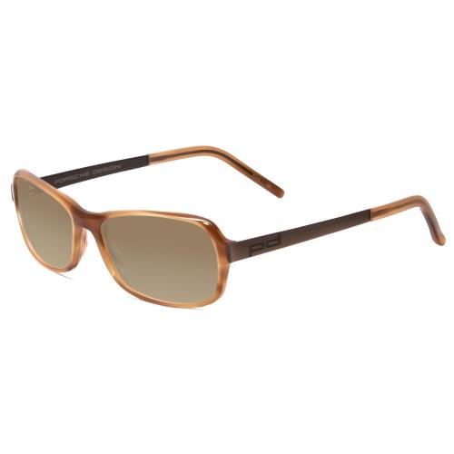 Porsche Design P8207-C Cateye 53mm Polarized Sunglasses in Light Brown 4 Options Amber Brown Polar