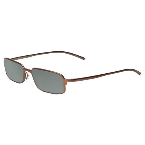 Porsche Designs P8185-D 52mm Polarized Sunglasses Bronze Titanium 4 Lens Options Smoke Grey Polar