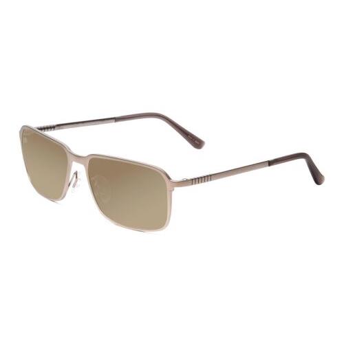 Porsche Designs P8293-B 55mm Polarized Sunglasses in Silver Black 4 Lens Options Amber Brown Polar