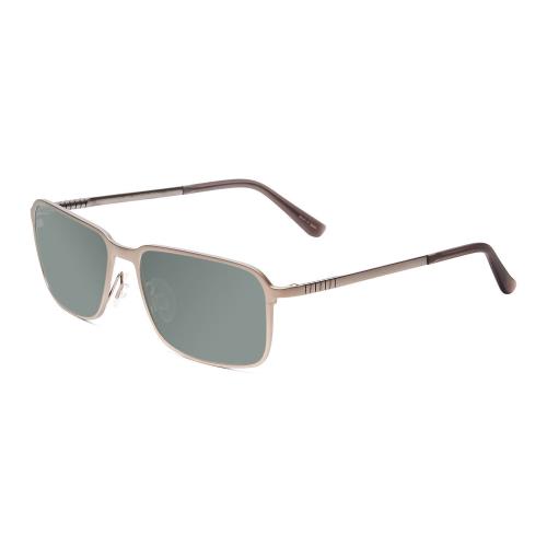 Porsche Designs P8293-B 55mm Polarized Sunglasses in Silver Black 4 Lens Options Smoke Grey Polar