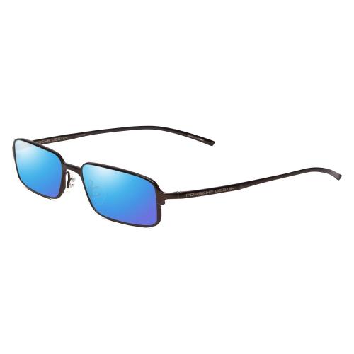 Porsche Designs P8185-A 52 mm Polarized Sunglasses Black Titanium 4 Lens Options Blue Mirror Polar