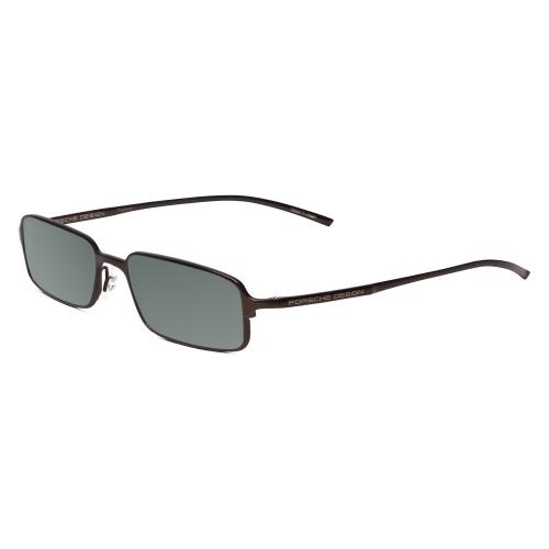 Porsche Designs P8185-A 52 mm Polarized Sunglasses Black Titanium 4 Lens Options Smoke Grey Polar