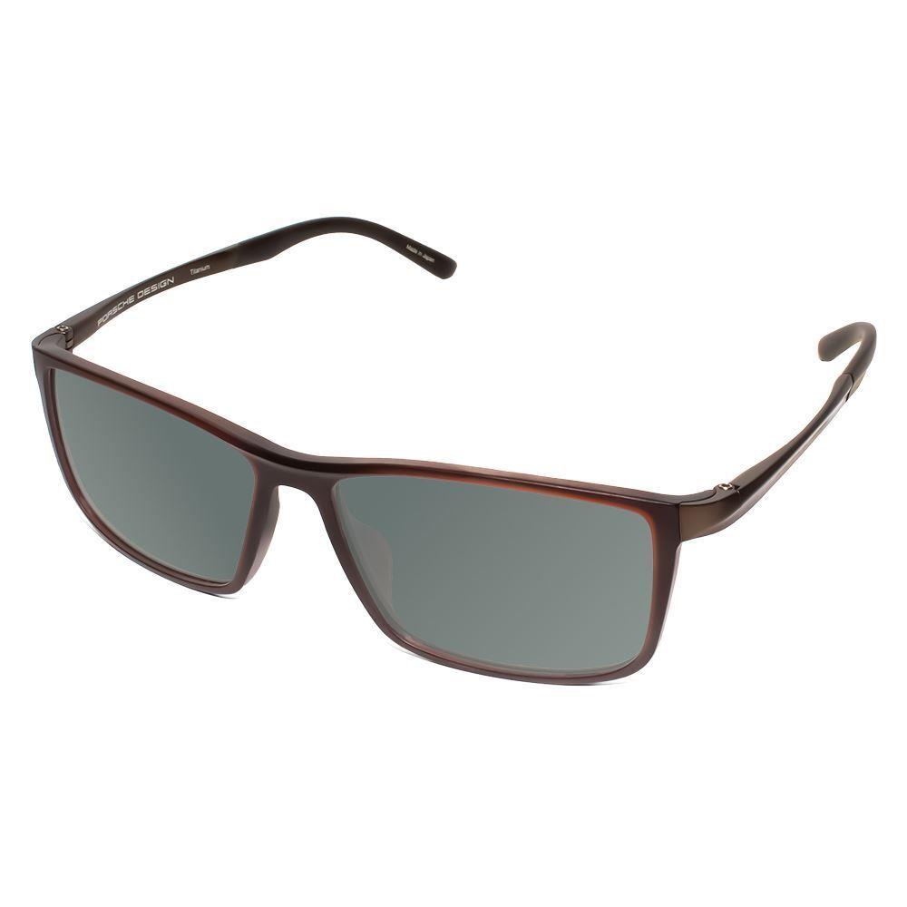 Porsche Design P8328-B-56 mm Polarized Sunglasses 4 Lens Option Red Brown Copper Smoke Grey Polar