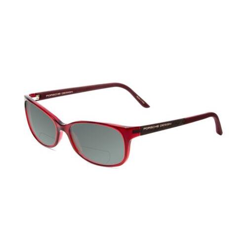 Porsche P8247-D 55mm Polarized Bi-focal Sunglasses Red Matte Burgundy 41 Options